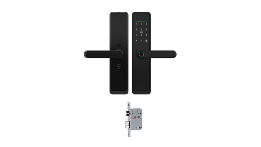Cerradura Inteligente Digital WIFI con Huella, Codigo, Control por APP, 2 Pasadores, CI-201