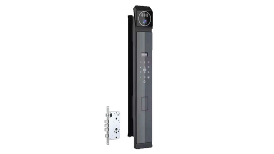 Cerradura Inteligente Digital WIFI con Reconocimiento Facial, Huella, Codigo, Control por APP, 5 Pasadores, Puertas de Seguridad, CI-R03